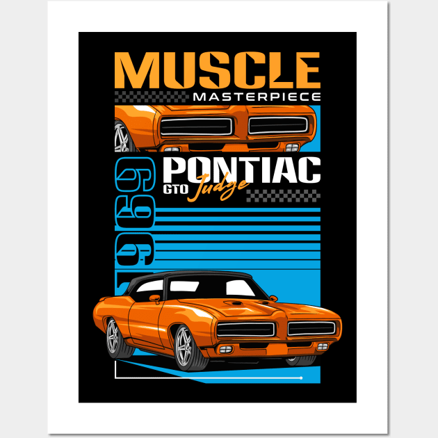 American GTO Judge Car Wall Art by milatees